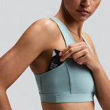 Bandit | Stamina™ Scoop Neck Race Crop - สีดำ 