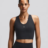 Bandit | Stamina™ Scoop Neck Race Crop - สีดำ 
