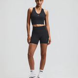 Bandit | Stamina™ Scoop Neck Race Crop - สีดำ 