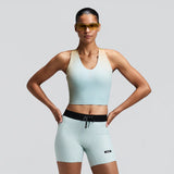 Bandit | Stamina™ Scoop Neck Race Crop - สีดำ 