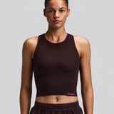 Bandit | Stamina™ Scoop Neck Race Crop - สีดำ 