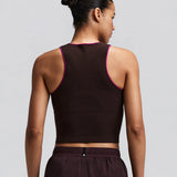 Bandit | Stamina™ Scoop Neck Race Crop - สีดำ 