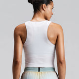 Bandit | Stamina™ Scoop Neck Race Crop - สีดำ 