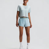 Bandit | Stamina™ Scoop Neck Race Crop - สีดำ 