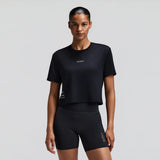 Bandit | Stamina™ Scoop Neck Race Crop - สีดำ 