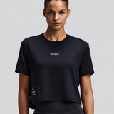 Bandit | Stamina™ Scoop Neck Race Crop - สีดำ 