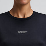 Bandit | Stamina™ Scoop Neck Race Crop - สีดำ 