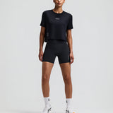 Bandit | Stamina™ Scoop Neck Race Crop - สีดำ 