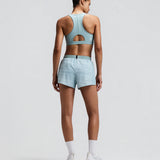 Bandit | Stamina™ Scoop Neck Race Crop - สีดำ 