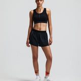 Bandit | Stamina™ Scoop Neck Race Crop - สีดำ 