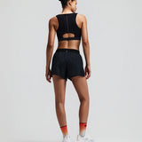 Bandit | Stamina™ Scoop Neck Race Crop - สีดำ 
