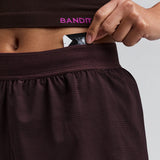 Bandit | Stamina™ Scoop Neck Race Crop - สีดำ 