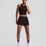 Bandit | Stamina™ Scoop Neck Race Crop - สีดำ 