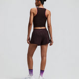 Bandit | Stamina™ Scoop Neck Race Crop - สีดำ 