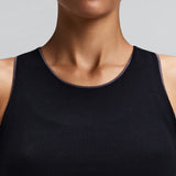 Bandit | Women's StretchKnit™ Pop Stitch™ Run Tank - Black